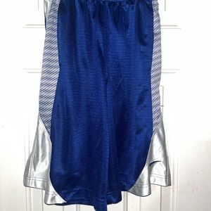 Boys blue shorts with white side panels boys medium